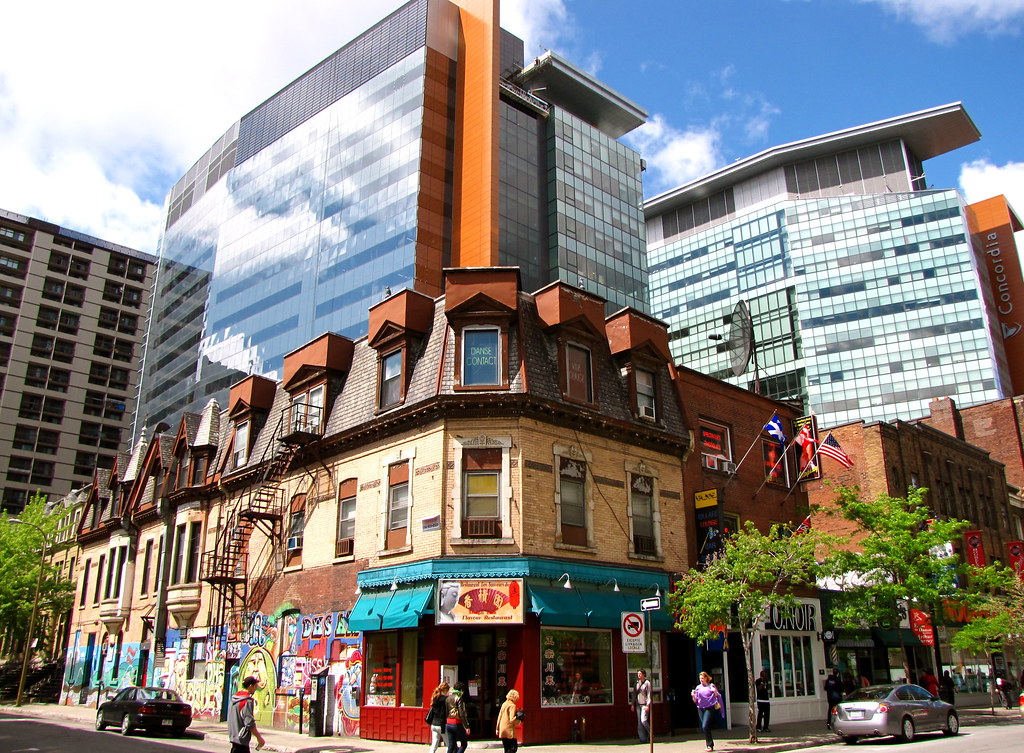 Gebouw in la rue Sainte-Catherine