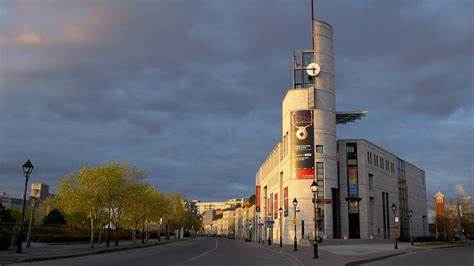 Pointe a Calliere Cite de toren in Montréal